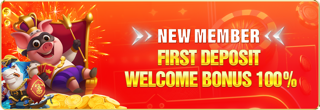 FIRST DEPOSIT WELCOME BONUS 100%